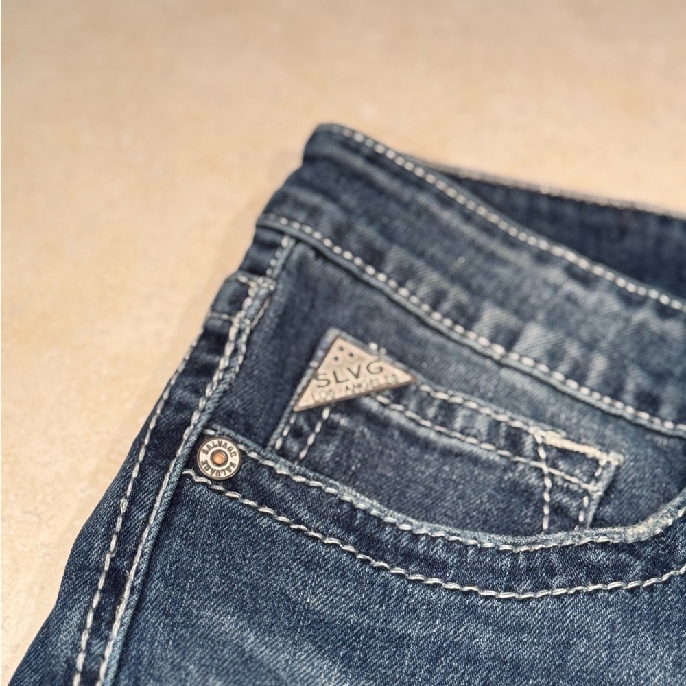 Salvage Men's Jeans Mayhem Straight Regular Fit Size 32W - Picture 12 of 12